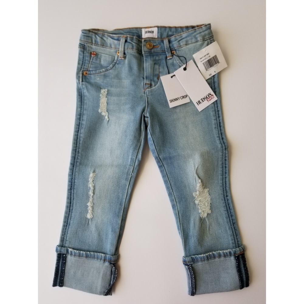 🛑SALE🛑New HUDSON Cuffed Cropped Skinny Jeans - Picture 2 of 7